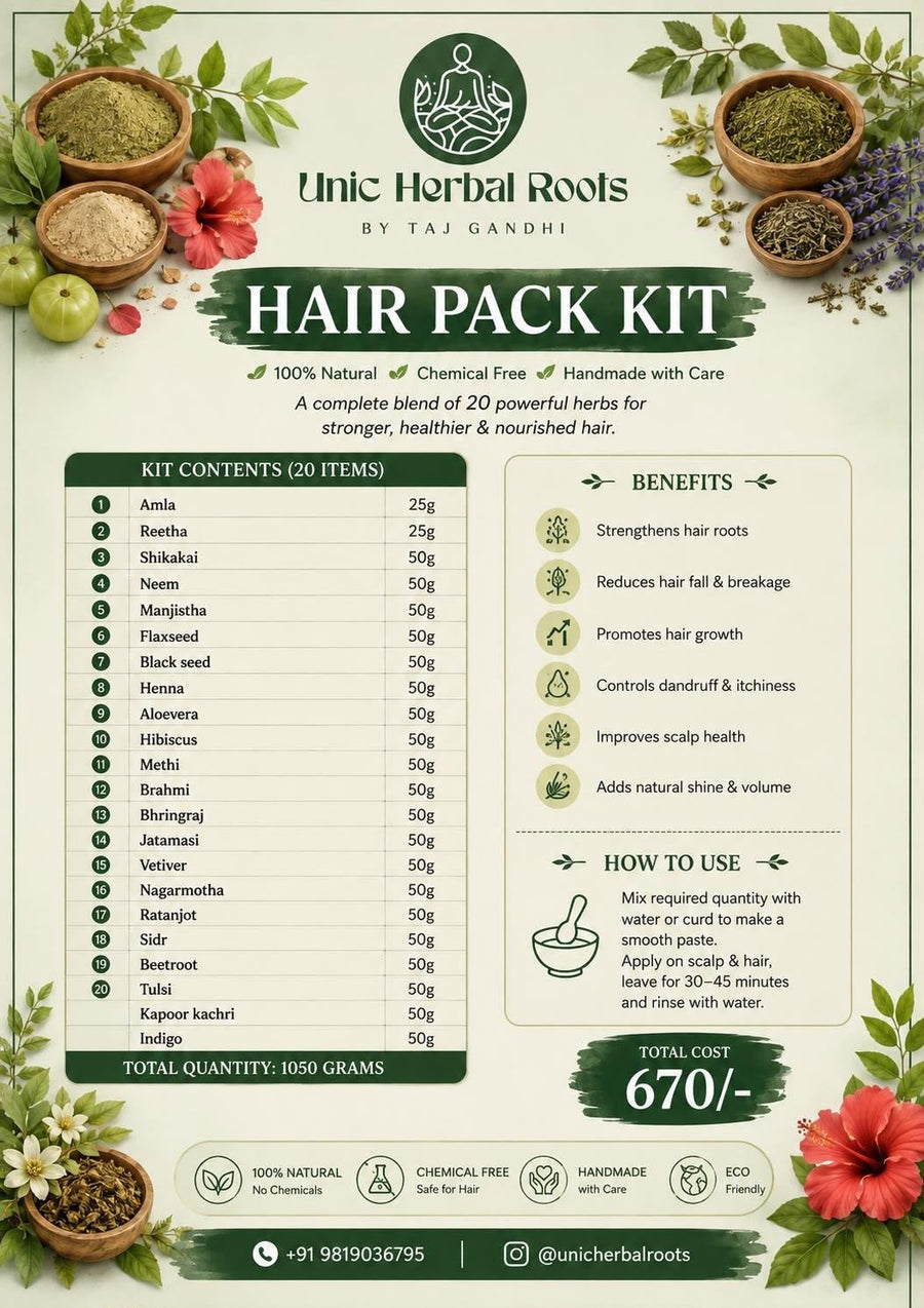 Hair pack kit