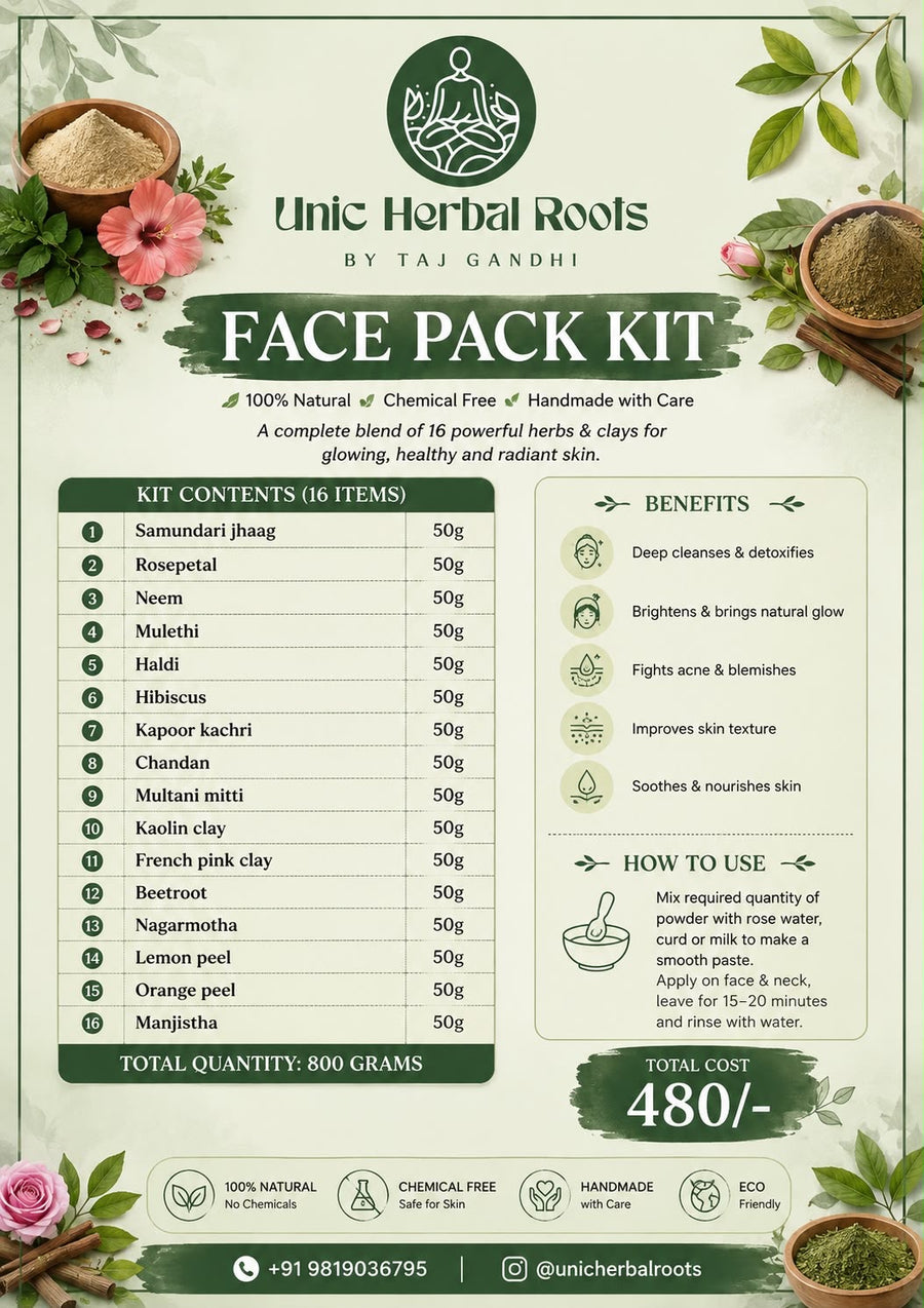 Face pack kit