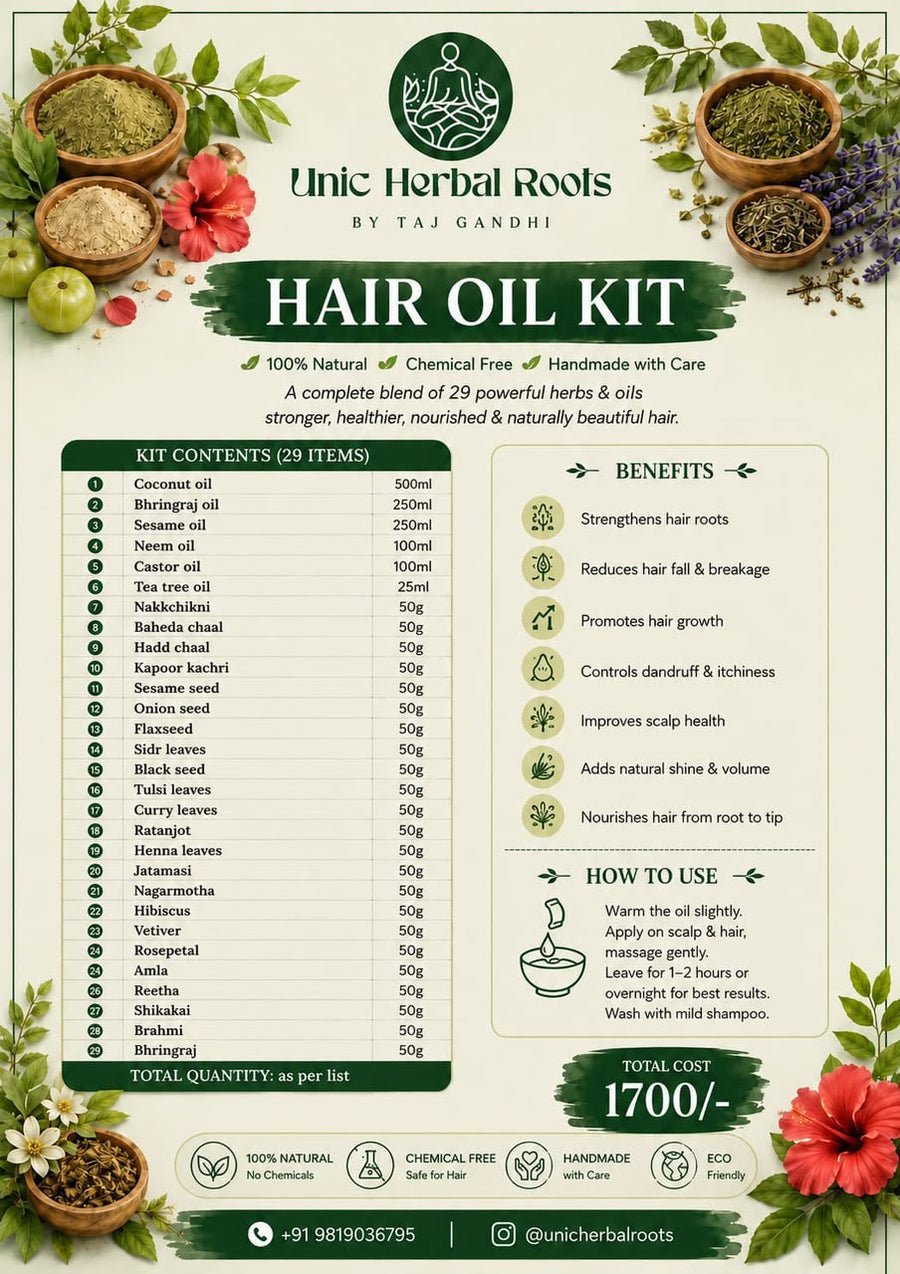 Hair oil kit